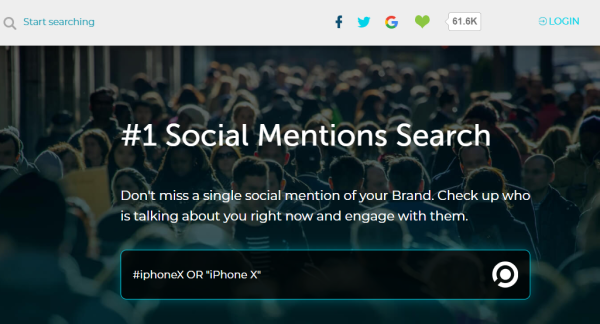 Social Mentions Search Social Mentions Search